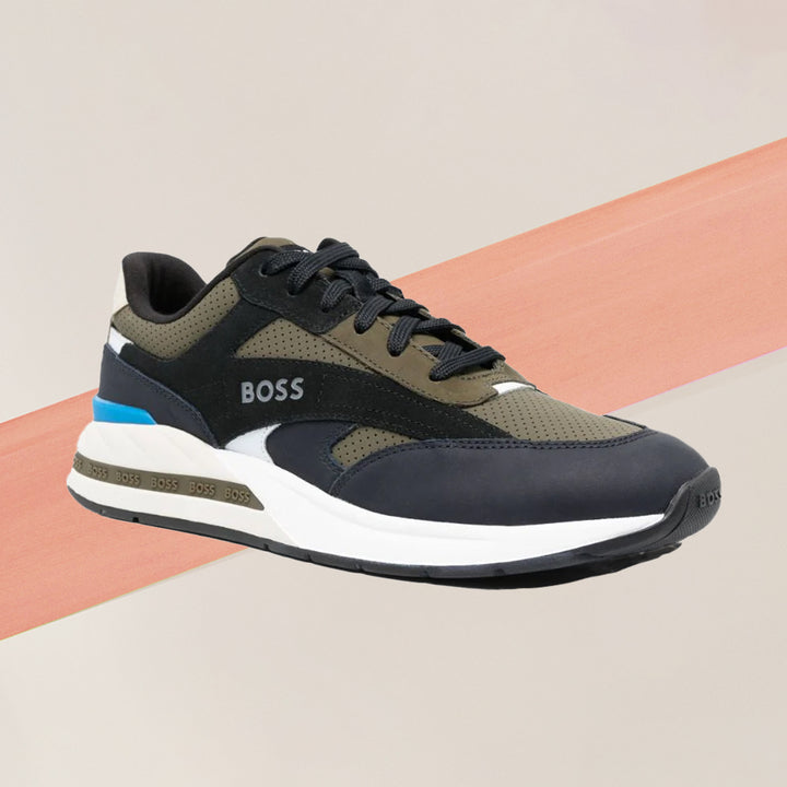 BOSS Low-top panelled sneakers