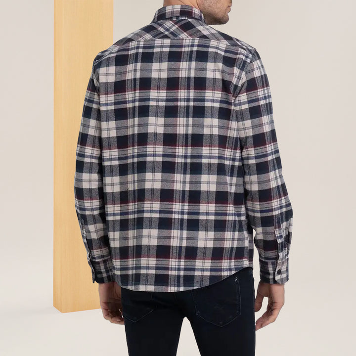 Replay Shirt in checked flannel with pockets