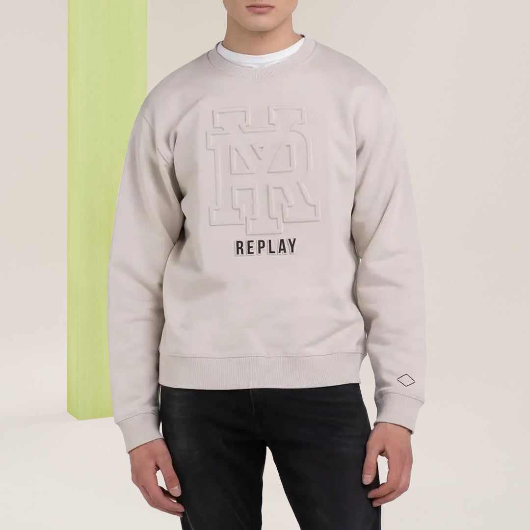 Replay Crewneck sweatshirt with print
